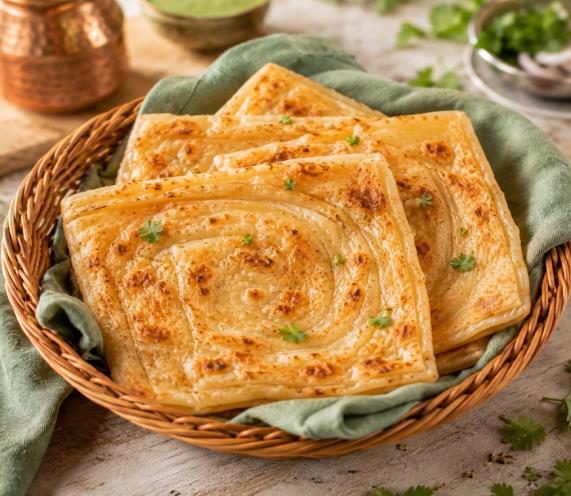 Layered Ghee Paratha